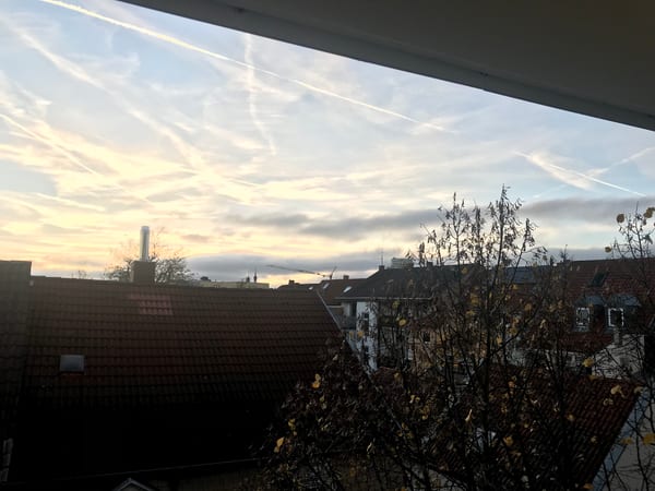 Ausblick Balkon